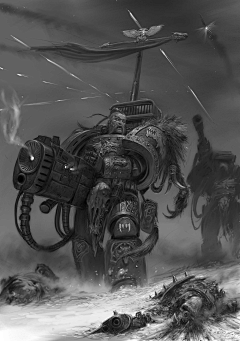 ryrttikl采集到adrian smith画师-暗黑幻想,奇怪的金属朋克
