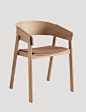COVER Chair upholstery in Oak / remix 252, designed by Thomas Bentzen #muuto #muutodesign