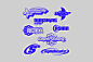 90年代Y2k复古千禧风未来派英文装饰字体素材 SuperSoniq Typeface :  