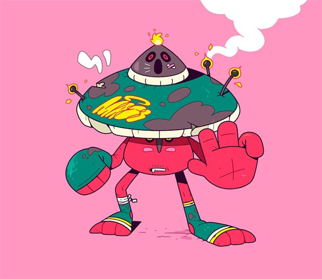 10 款涂鸦风格单角色插画！