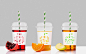 DOTOD德国慕尼黑时尚小清新果汁饮料产品包装设计案例参考分享欣赏