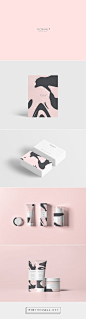 Tuper Oir上的Teoxane by Tuper Oir法国巴黎的PD由包装Diva PD策划。漂亮的粉红色化妆品包装品牌。Refonte du logo : charte graphique，艺术指导，平面设计。