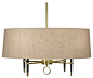 Jonathan Adler Ventana Single Tier Chandelier Brass midcentury chandeliers