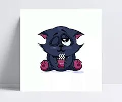 卡通大灰狼表情包|卡通动物,可爱童真,头像,童趣,大灰狼表情包,动物表情包,喝水的大灰狼