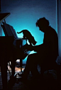 ♫♪ Music ♪♫ Black & blue Philip Glass piano