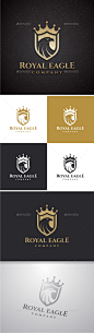 皇家鹰标志——波峰标志模板Royal Eagle Logo - Crests Logo Templates动物,鸟,品牌,经典、优雅的波峰,皇冠,设计师,鹰,优雅,猎鹰,飞,黄金,图形,鹰,图标,国王,领袖,标志,豪华,奢侈,威严,皇家,安全,安全,盾牌,强壮,象征,模板,矢量 animals, bird, branding, classic, classy, crest, crown, designer, eagle, elegant, falcon, fly, gold, graphic, hawk,