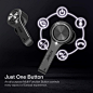 Amazon.com: XClear Wireless Earbuds with Immersive Sounds True 5.0 Bluetooth in-Ear Headphones with Charging Case/Quick-Pairing Stereo Calls/Built-in Microphones/IPX5 Sweatproof/Pumping Bass for Sports Black: Electronics