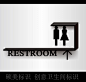 创意卫生间标识指示牌 男女洗手间门牌 厕所门牌高档立体门牌定制-淘宝网
