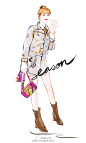 #jjseason插画# #season时尚插画# ----- 多姿多彩过圣诞~~~~~#刘亦菲# #李宇春# #范冰冰# #宋茜# #古力娜扎# #杨幂# #白百何# #王子文# #张天爱#    |  #设计秀#@微博设计美学 ​​​​