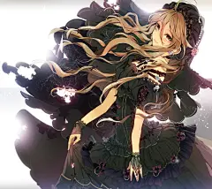 p站 二次元 插画 少女 头像 原创 壁纸  結婚式  礼服  结婚  漆黑的新娘   画师：マニャ子       id=31742399