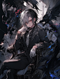 耽美/龙/幻想/恶魔/魔王/男频/异能/西幻—AI绘画【底图/背景/素材/封面】-@沝墨ZIMO