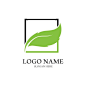 树叶绿叶标志logo矢量图设计素材