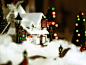 ID:961153大图-高清晰圣诞专题-圣诞树+雪花+圣诞屋+雪人+老人