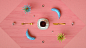 Haja Coração : Opening titles for the new Globo TV soup opera, Haja Coração. The idea behind this crazy piece was about the mixture of kaleidoscopic imagery, pop elements and Lebanese culture.The final result is an amazing, colorful and cheerful piece. 