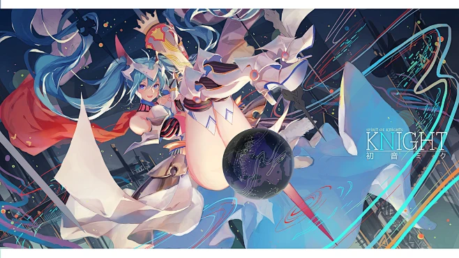 Miku Knight-花瓣网