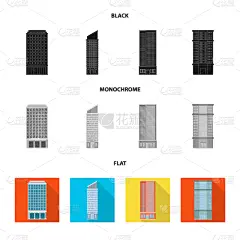 中心,图标,商务,现代,建筑业,建筑,城市,城市天际线,分离着色,公寓