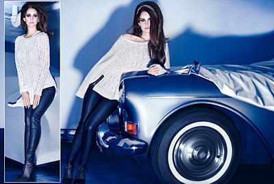 歌手Lana Del Rey为H&M拍摄...