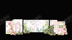花卉装饰背景图 【酷图网】花卉,装饰,背景,图案,植物,花朵,绿叶,水彩,清新,唯美,浪漫,自然,手绘,设计,素材