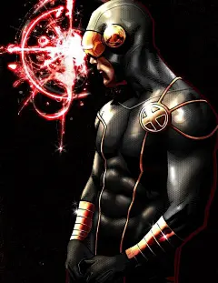 镭射眼(cyclops)，是惊奇漫画（Marvel）公司旗下著名的超级英雄，首次登场于1963年9月《The X-Men#1》中，是《X战警》最重要的角色之一，拥有从眼部发射红色冲击波的能力 。镭射眼拥有极其卓越的领导能力，长期担任X战警的领导者，后接任X教授成为X学院的院长，并于近几年成为了所有变种人的领袖