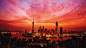 sunset cityscapes China skyscrapers Shanghai evening cities - Wallpaper (#2419559) / Wallbase.cc
