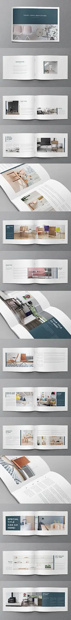 室内设计最小手册。 这里下载：http://graphicriver.net/item/interior-design-minimal-brochure/11243000?ref=abradesign #brochure #design：