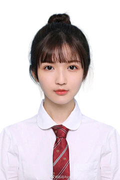 若晴天依旧采集到证件照