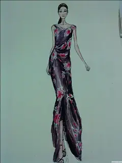 电脑效果图及手绘-婚纱礼服设计-服装设计