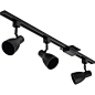 Lithonia Lighting LTKNSTBF Series Track Kit 44-in 3-Light Black Medium Base  (e-26) Traditional Linear Track Lighting Kit with Step Pivoting Heads in  the Linear Track Lighting Kits department at Lowes.com