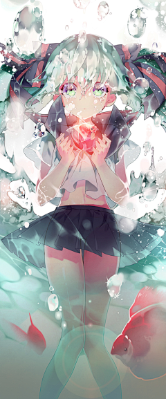 日向一阳采集到miku