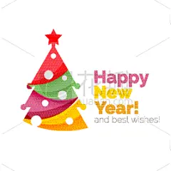 节日,新年前夕,贺卡,请柬,季节,几何形状,图像,问候,庆祝