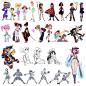 Collection, Luigi Lucarelli : I love character design!