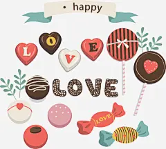 手绘甜品高清素材 巧克力 手绘 甜品 糖 免抠png 设计图片 免费下载