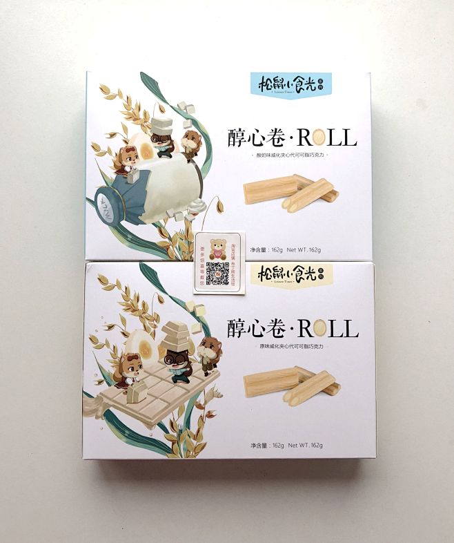 三只松鼠 新奇特系列 松鼠小食光 醇心卷...