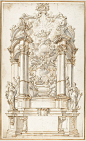 Design for a Freestanding Altar dedicated to the Assumption of the Virgin.: 