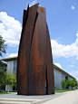Richard Serra at Tadao Ando's Modern Art Museum of Fort Worth