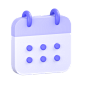 Calendar 3D Icon