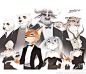 疯狂动物城#Zootopia# 直播了一下午画完啦，晚礼服版的各位！动物城好看哭，明天三刷