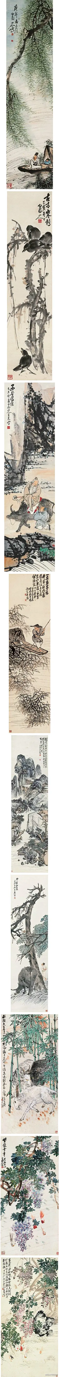 王震《国画作品微展》（1867年--1938年）字一亭，浙江吴兴人”。是中国艺术史上少有的奇才。他与吴昌硕一起，引领了海派绘画艺术的蓬勃发展。王与吴昌硕是莫逆之交，亦师亦友，诗酒书画，交从甚密，时有“海上双璧”之誉。60岁以后熔任伯年与吴昌硕为一炉，既有吴氏浑厚凝重又不失任氏的清新俊爽。