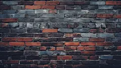 老旧破旧复古斑驳红砖墙面砖墙壁纸素材