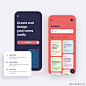 笔记待办事项备忘录应用UI模板 note app