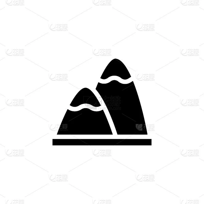 Mountainicon向量。标识素材-花瓣网