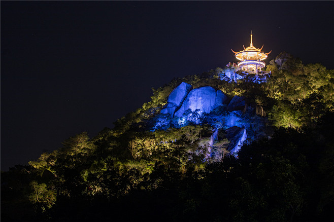 汕头内海湾南岸夜景照明一期（山体及鸡心屿...