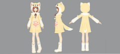 Becky鳯采集到游戏服装
