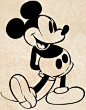 mickey mouse artwork | mickey mouse old look by d russo fan art digital art vector other this ...: 