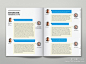 清新的表格统计类画册设计-图麦格纳媒体经济报告 | ♥⺌恋蝶︶ㄣ设计 #采集大赛#