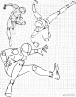 绘画参考素材  人体动态 ​​​​