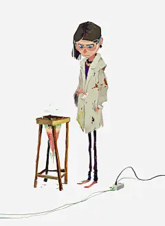 沮丧的女孩高清素材 儿童插画 卡通 卡通元素 女孩 故事插画 欧美人物 沮丧 免抠png 设计图片 免费下载