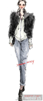 自由插画师 xunxun-missy - 第3页 - 服装画\手绘 - 穿针引线服装论坛