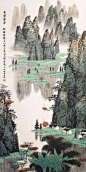 著名山水画大师--白雪石《奇峰叠翠》
白雪石，(1915-2011)，北京人，受教于赵梦朱，后拜梁树年为师习山水画。曾举行个人画展和联展多次，并加入湖社画会和中国画学研究会。中国美术家协会会员。为中南海、人民大会堂、钓鱼台国宾馆等外事部门绘制巨幅国画50余幅。作品多次入选国内外展出，并为中国美术馆等博物馆收藏。