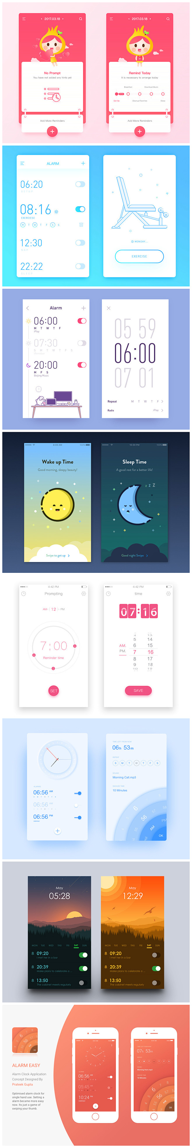 闹钟提醒界面 #APP# #UI# #移...